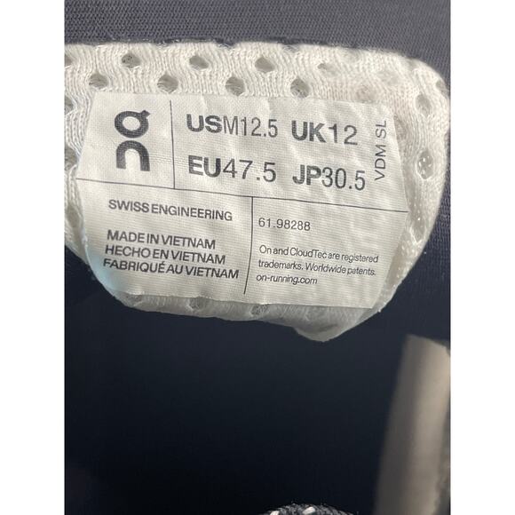 On Cloudmonster Running Shoes Undyed-White  61.98288 Size 12.5 main image 5